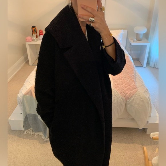 Line the Label Boucle Cocoon Coat - Picture 5 of 7